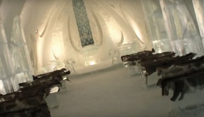 Chapel at Ice Hotel Quebec