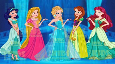 Jasmine Rapunzel Elsa Anna Ariel