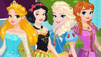 Rapunzel SnowWhite Elsa Anna