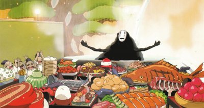 spirited away no face food