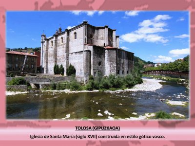 TOLOSA (GIPUZKAOA) - IGLESIA DE STA. MARIA