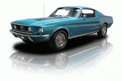 Auto 1968 Ford Mustang GT Fastback 335 HP