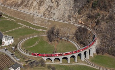 Estrada de Ferro na Suiça