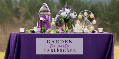 Lovely Garden Tea Party Tablescape