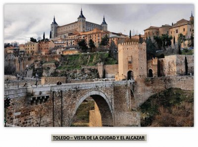 TOLEDO â€“ VISTA DE LA CIUDAD Y EL ALCAZAR