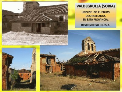 VALDEGRULLA (SORIA) - RESTOS DE SU IGLESIA