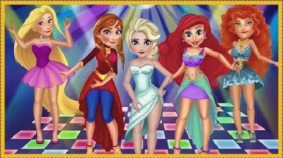 Rapunzel Anna Elsa Ariel Merida