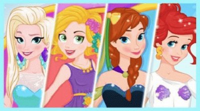 Elsa Rapunzel Anna Ariel