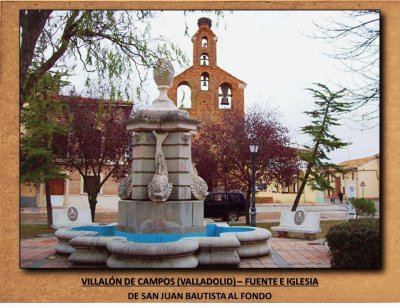 VILLALÃ“N DE CAMPOS (VALLADOLID) â€“ FUENTE E IGLESIA