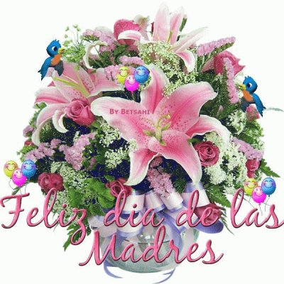 Feliz Dia Madres Floral