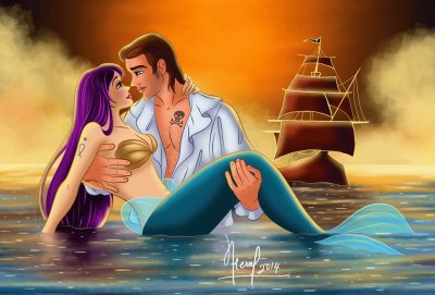 pirata y sirena