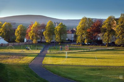 Evening light Kilsyth Scotland