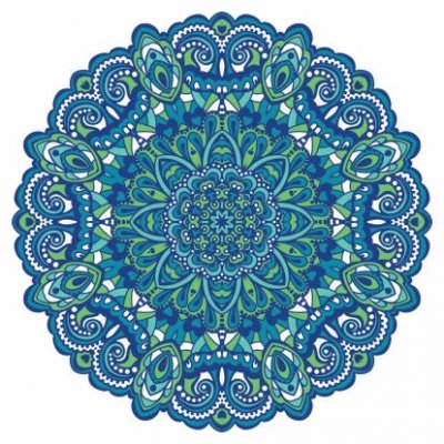 Mandala Azul