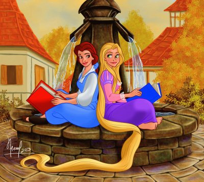 bella y rapunzel