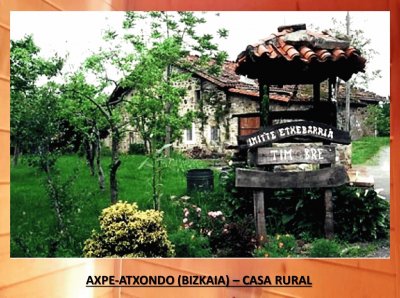 AXPE-ATXONDO (BIZKAIA) â€“ CASA RURAL