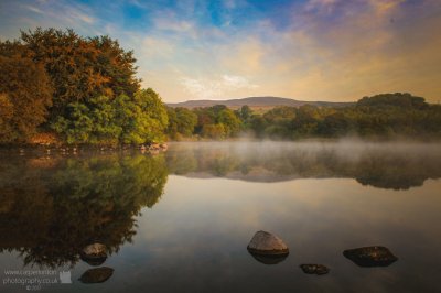 Misty reflections Banton Loch