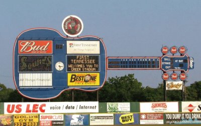 Tennessee Baseball Scoreboard