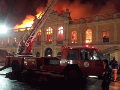 Bombeiros Escada Magirus