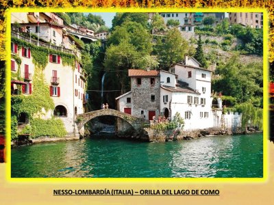 NESSO-LOMBARDÃA (ITALIA) â€“ ORILLA DEL LAGO DE COMO