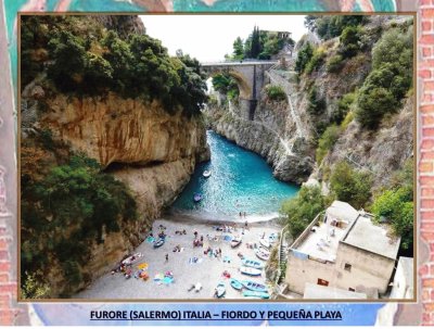 FURORE (SALERMO) ITALIA â€“ FIORDO Y PEQUEÃ‘A PLAYA