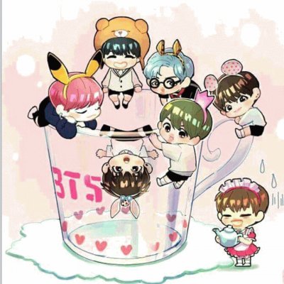 BTS kpop chibi k-pop fanart