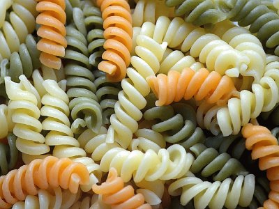 Fideos- Colorido, Pasta.