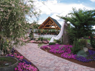 Wedding Venue at Log House Gardens-Willow Lake, OR