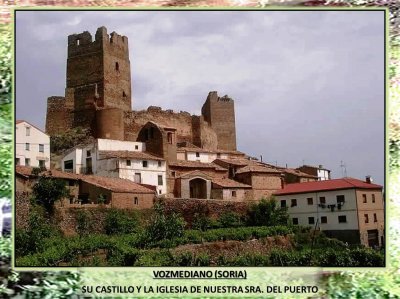 VOZMEDIANO (SORIA) - SU CASTILLO Y LA IGLESIA