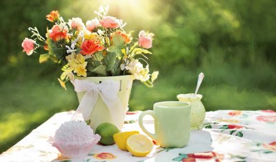 Pretty Summer Table-Still Life