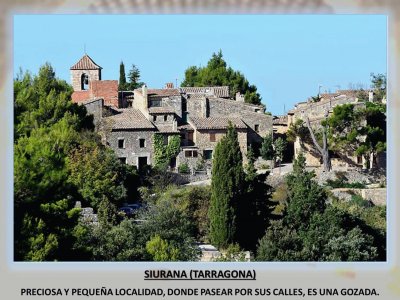 SIURANA (TARRAGONA) - PRECIOSA Y PEQUEÃ‘A LOCALIDAD