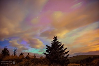 Aurora Borealis sky Scotland