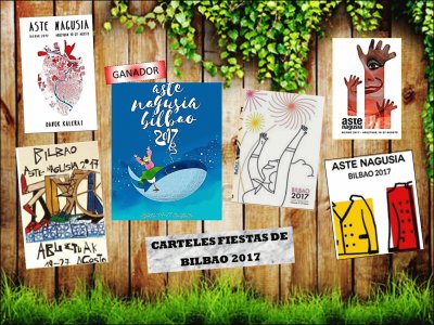 CARTELES FIESTAS DE  BILBAO 2017