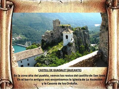 CASTELL DE GUADALET (ALICANTE) - LA ZONA MAS ALTA