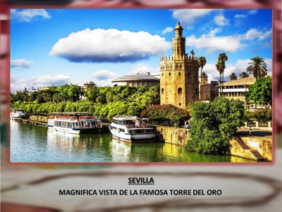 SEVILLA - VISTA DE LA TORRE DEL ORO