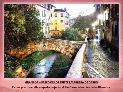 GRANADA â€“ PASEO DE LOS TRISTES /CARRERA DE DARRO