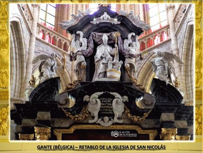 GANTE (BÃ‰LGICA) â€“ RETABLO IGLESIA DE SAN NICOLAS