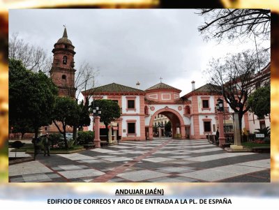 ANDUJAR (JAÃ‰N)  EDIFICIO DE CORREOS Y ARCO