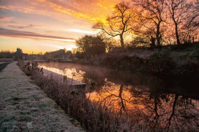 frosty sunrise Scotland