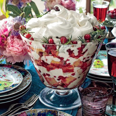 Cherry Spice Cake Trifle