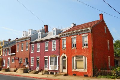 Houses on Fourth Street, Hamburg, PA