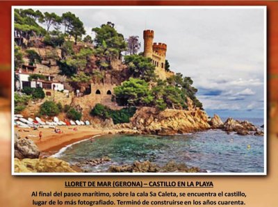 LLORET DE MAR (GERONA) â€“ CASTILLO EN LA PLAYA