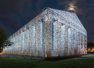 Parthenon of Banned Books in Kessel Germany