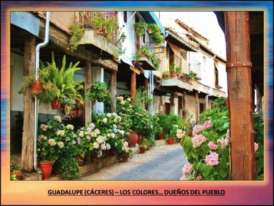 GUADALUPE (CÃCERES) â€“ LOS COLORESâ€¦ DUEÃ‘OS DEL PUEBLO