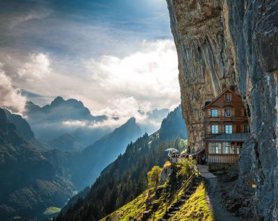 Hotel Aescher-Ebenalp-(Suiza)