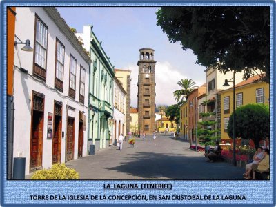 LA  LAGUNA  (TENERIFE) - TORRE DE LA IGLESIA DE LA CONCEPCIÃ“N