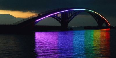 Xiying Rainbow Bridge in Penghu