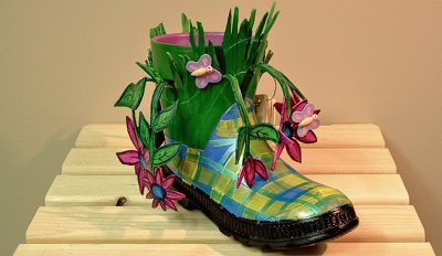 Bota con Flores