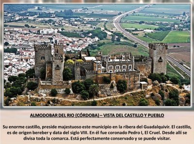 ALMODOBAR DEL RIO (CÃ“RDOBA) â€“ VISTA DEL CASTILLO Y PUEBLO