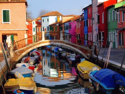 Colors in Burano Island