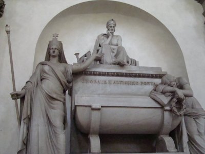 Tomba di Dante, Santa Croce, Firenze